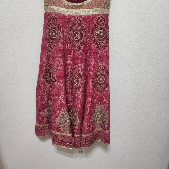 Anthropology Varun Bahl Boho Sequin Embroidered Fit & Flare Dress Size S - Picture 12 of 13